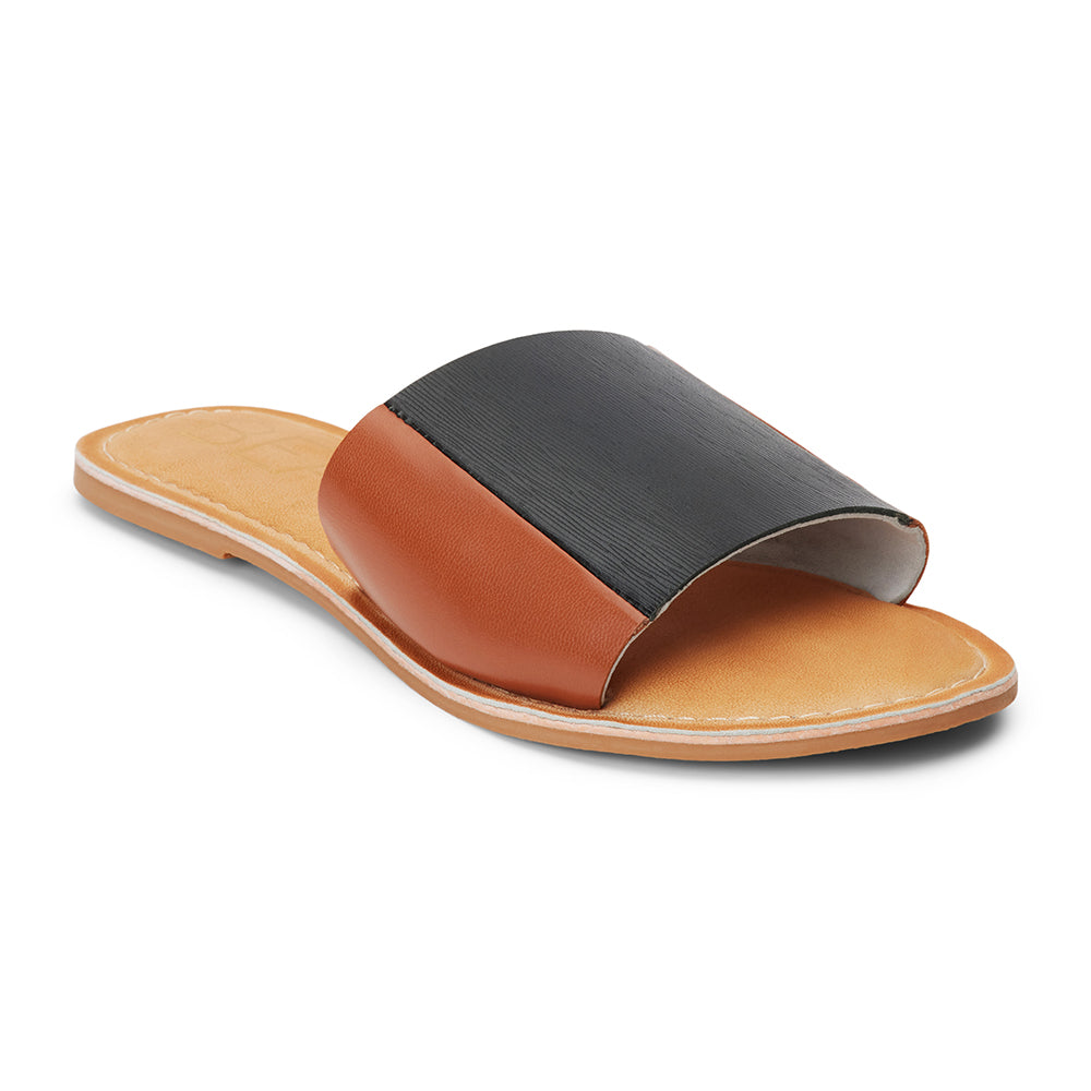 Matisse Footwear Bonfire slide sandal Tan/Black