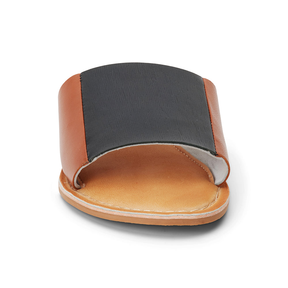 Matisse Footwear Bonfire slide sandal Tan/Black