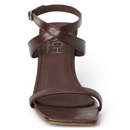 Matisse Footwear Breeze heeled sandal Chocolate