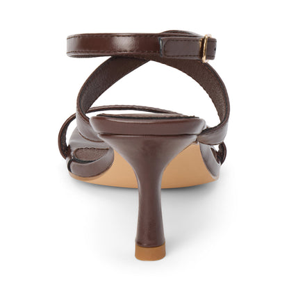 Matisse Footwear Breeze heeled sandal Chocolate