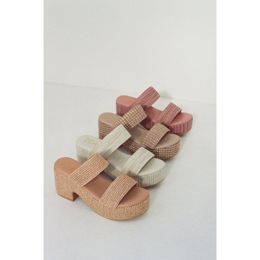 Matisse Footwear Ocean ave platform sandal Sandstone