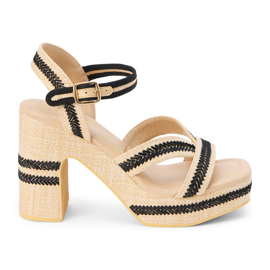 Matisse Footwear Adelaide platform heel Natural