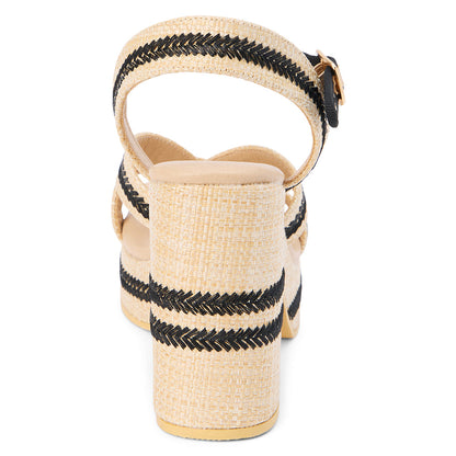 Matisse Footwear Adelaide platform heel Natural